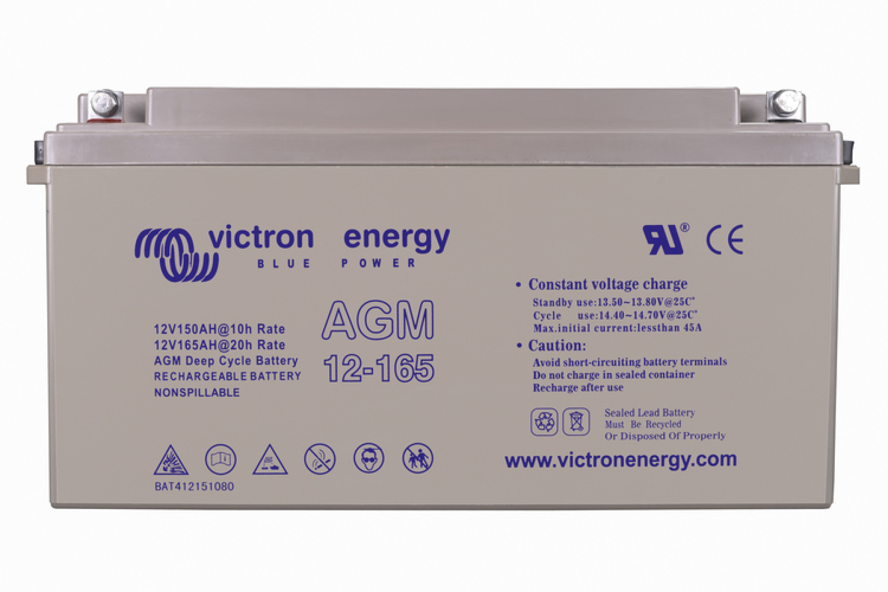 Victron Energy AGM Dual Purpose Battery 12V 165Ah